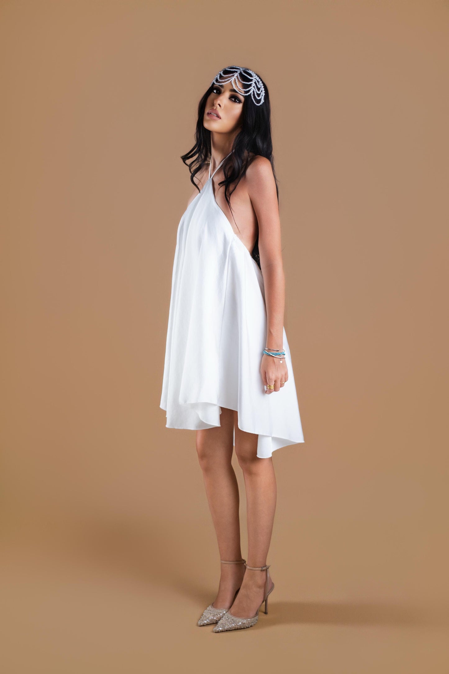 DRESS LEONIE BIANCO