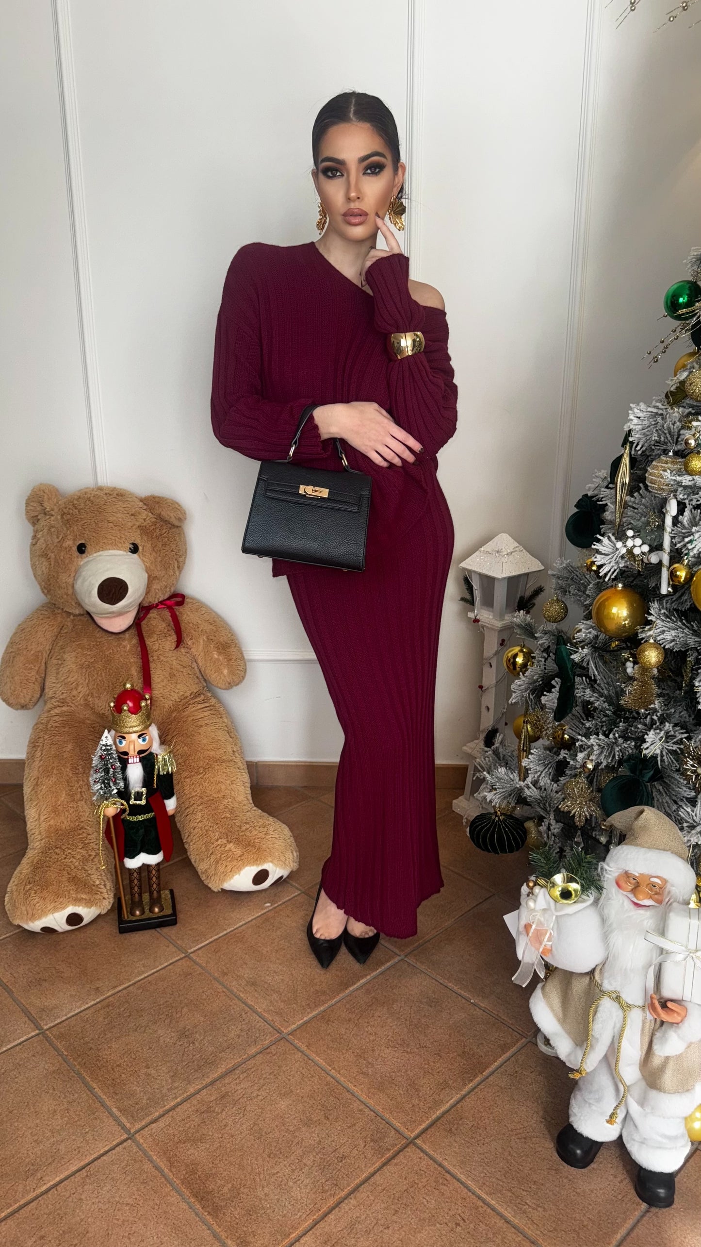 COORDINATO REBECCA BORDEAUX