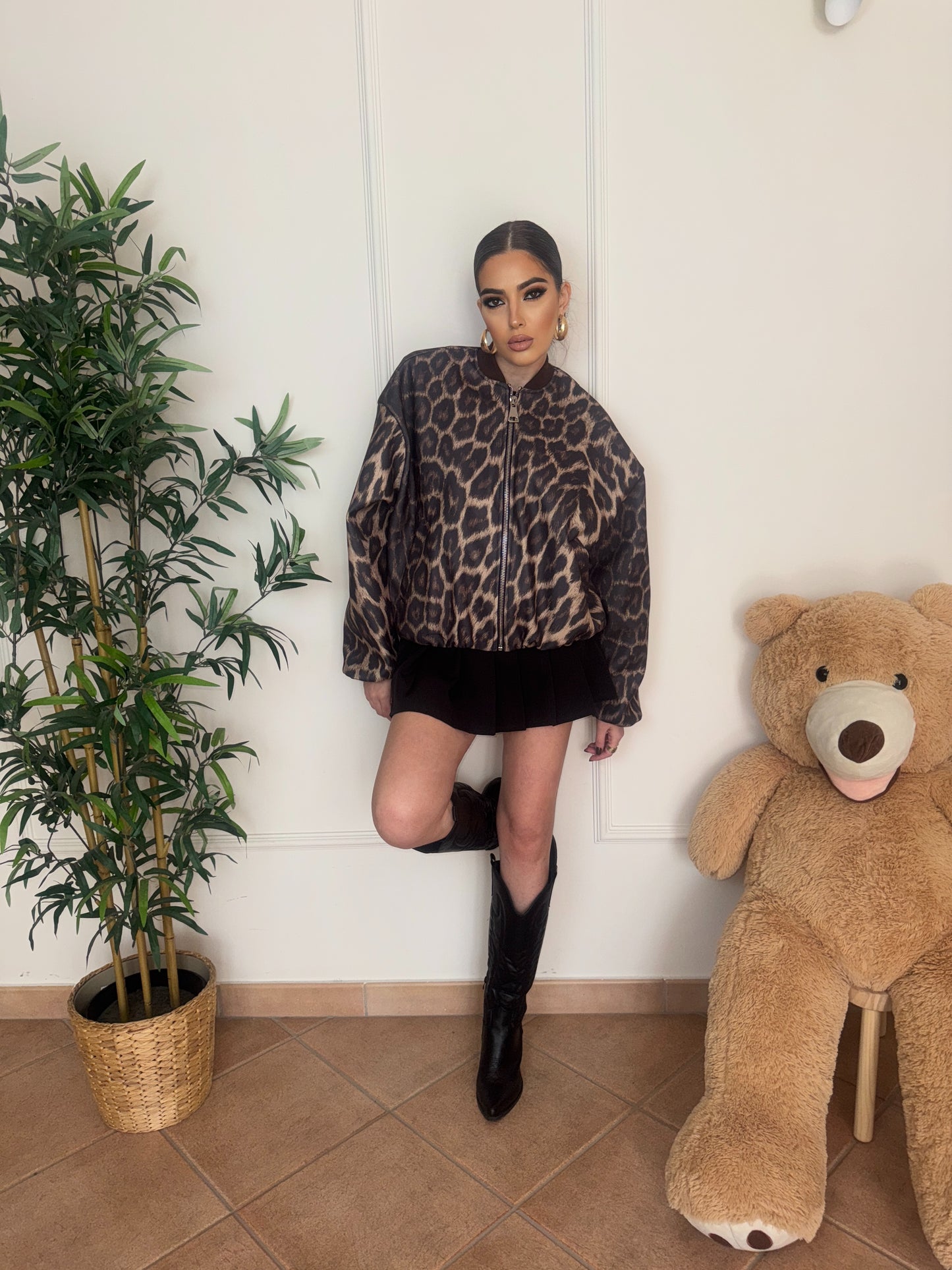 BOMBER ANIMALIER BY LUMINA