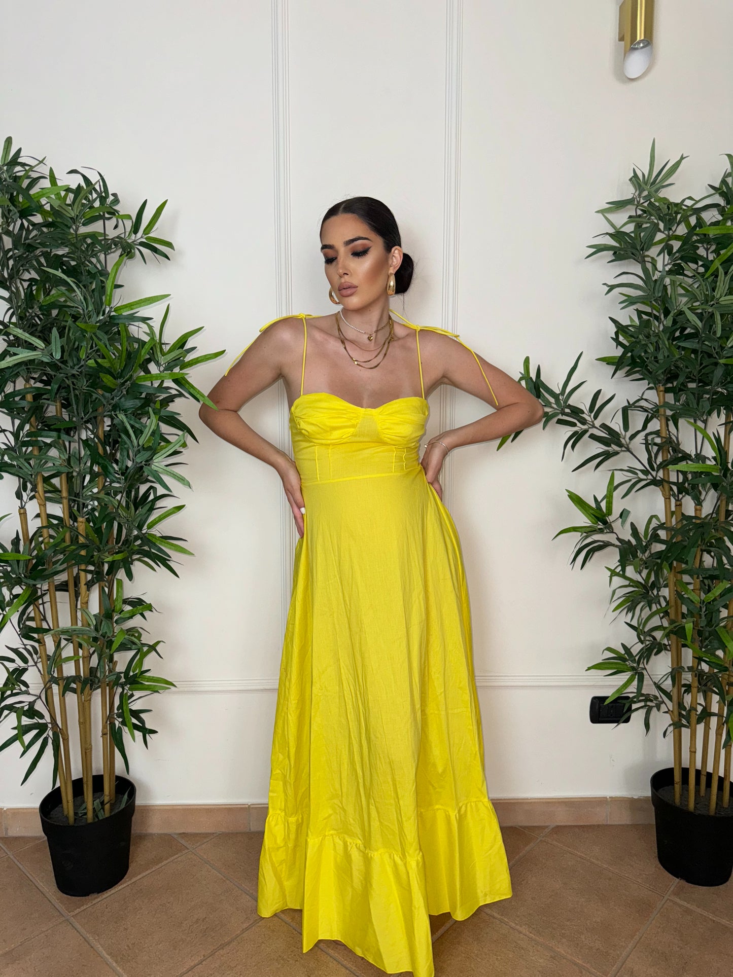 DRESS SUMMER GIALLO