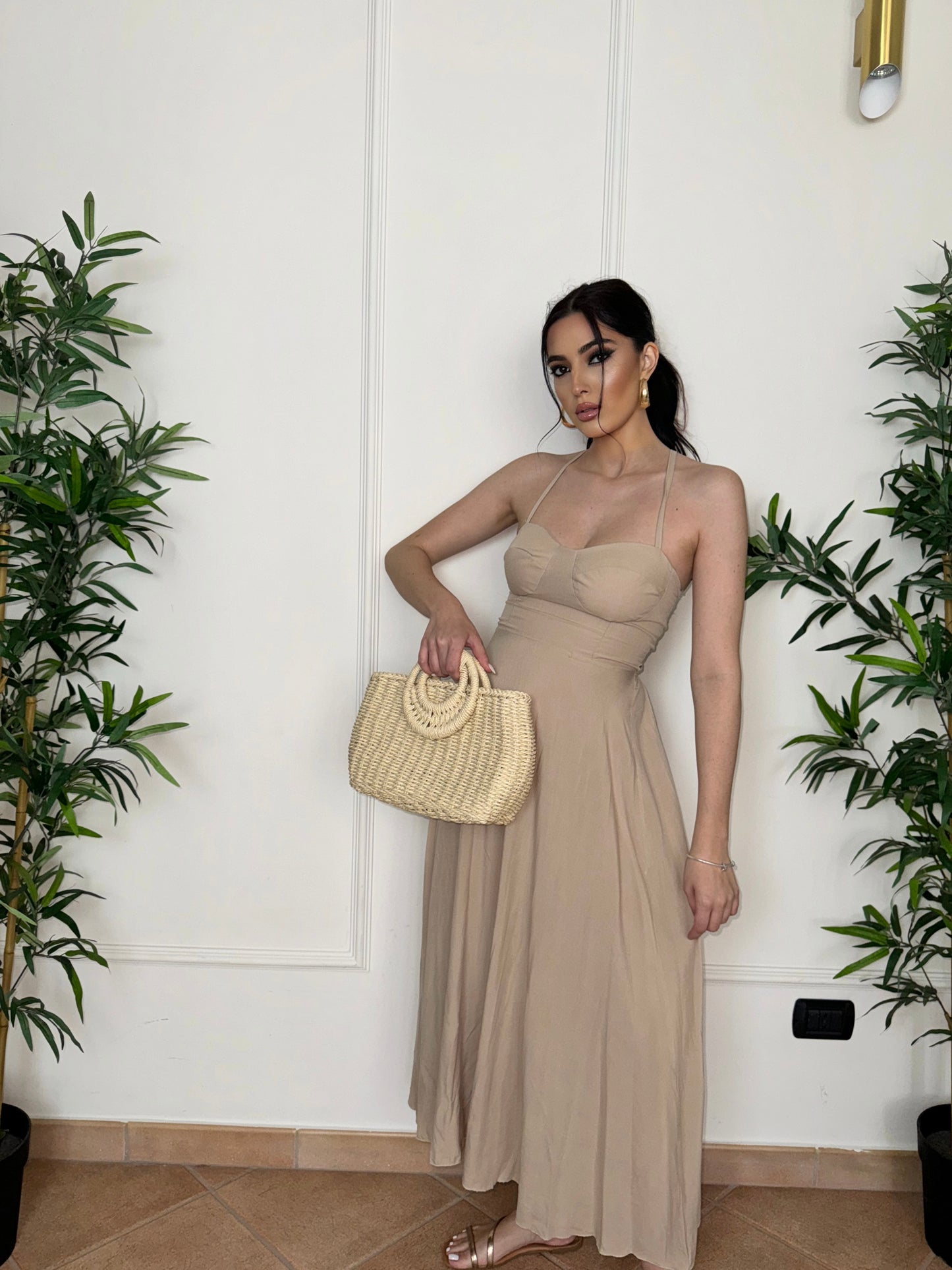 DRESS CHIARA BEIGE