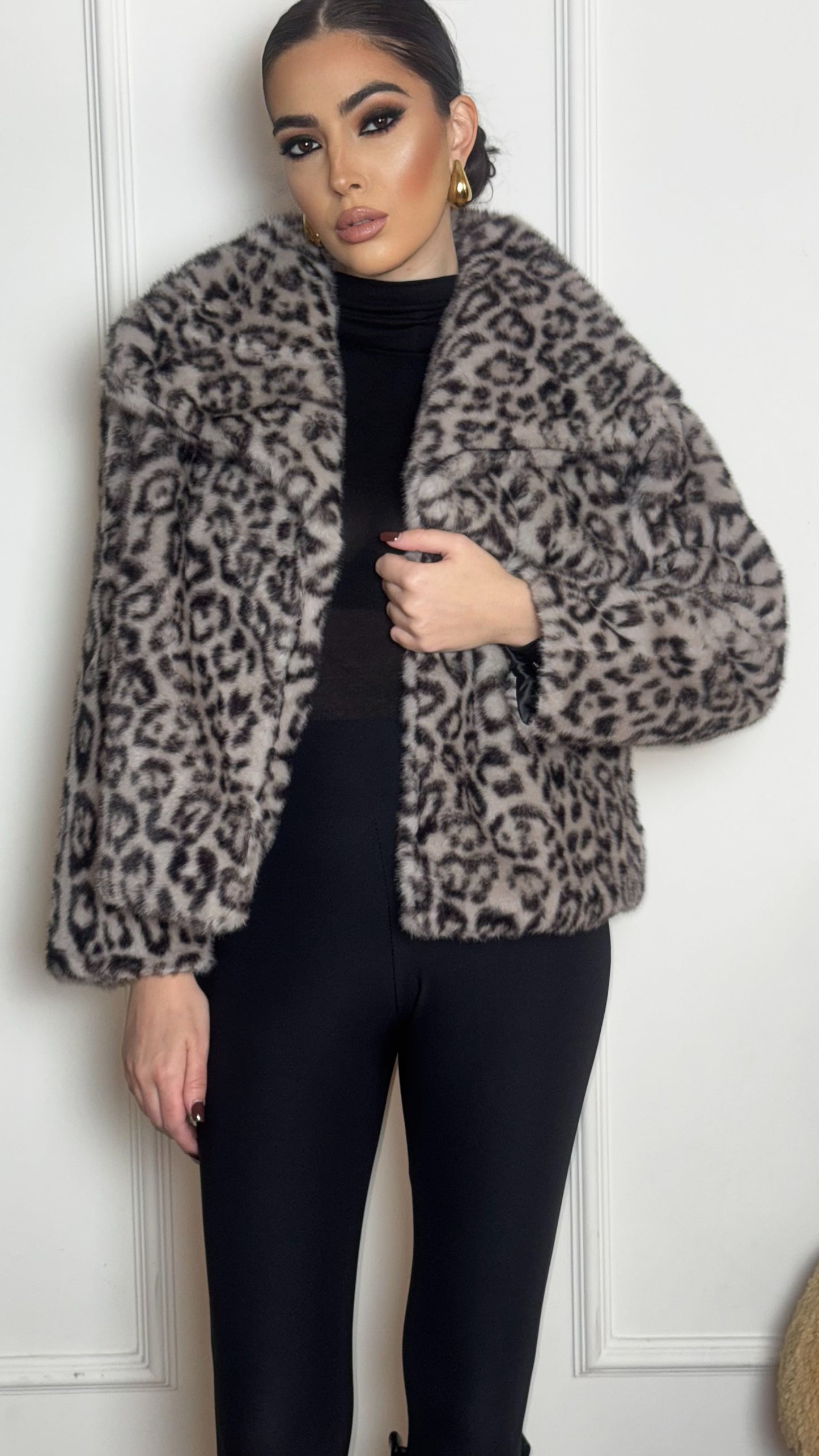 PELLICCIA JUNGLE GRIGIA