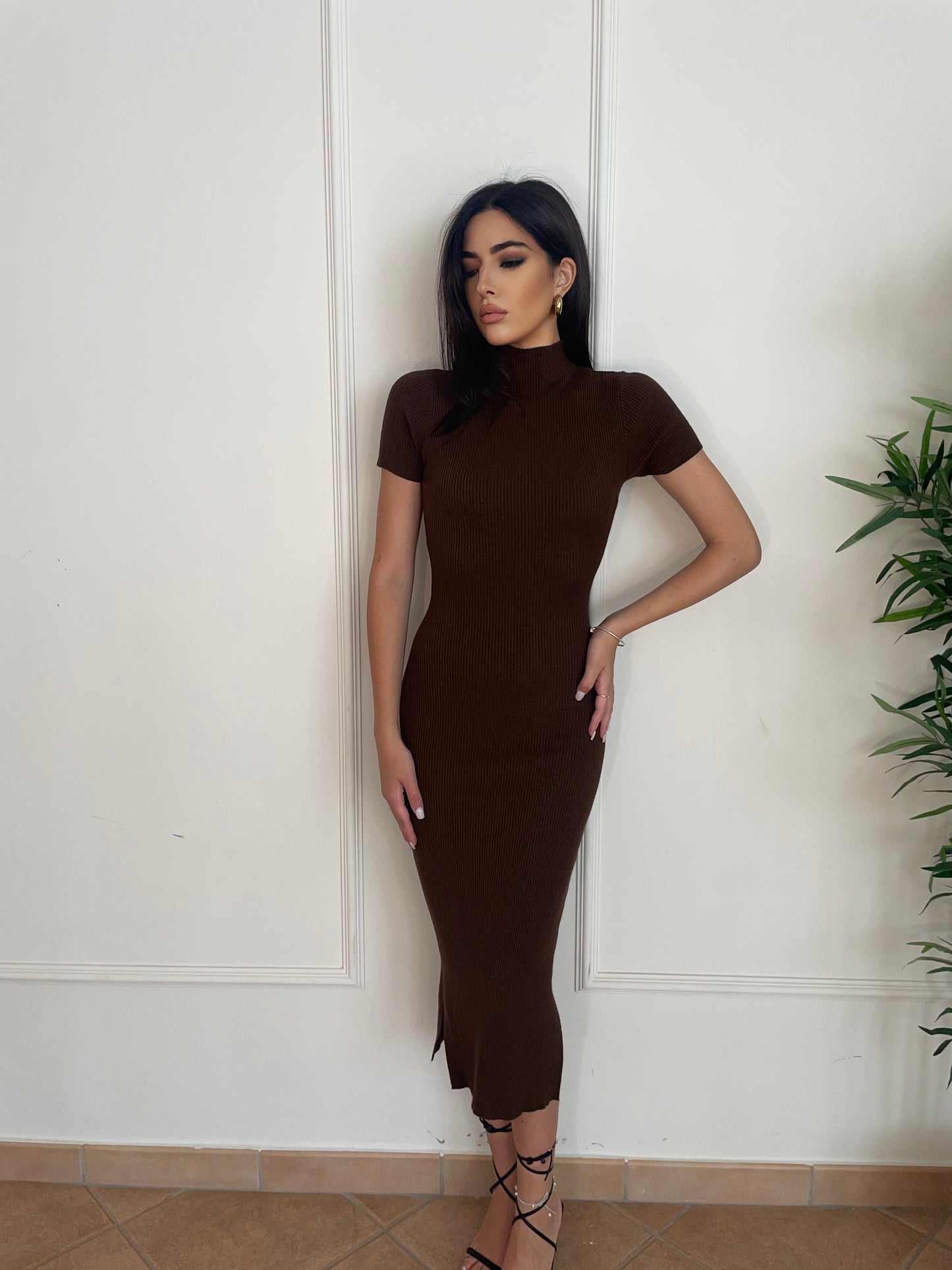 DRESS OFFICE BROWN