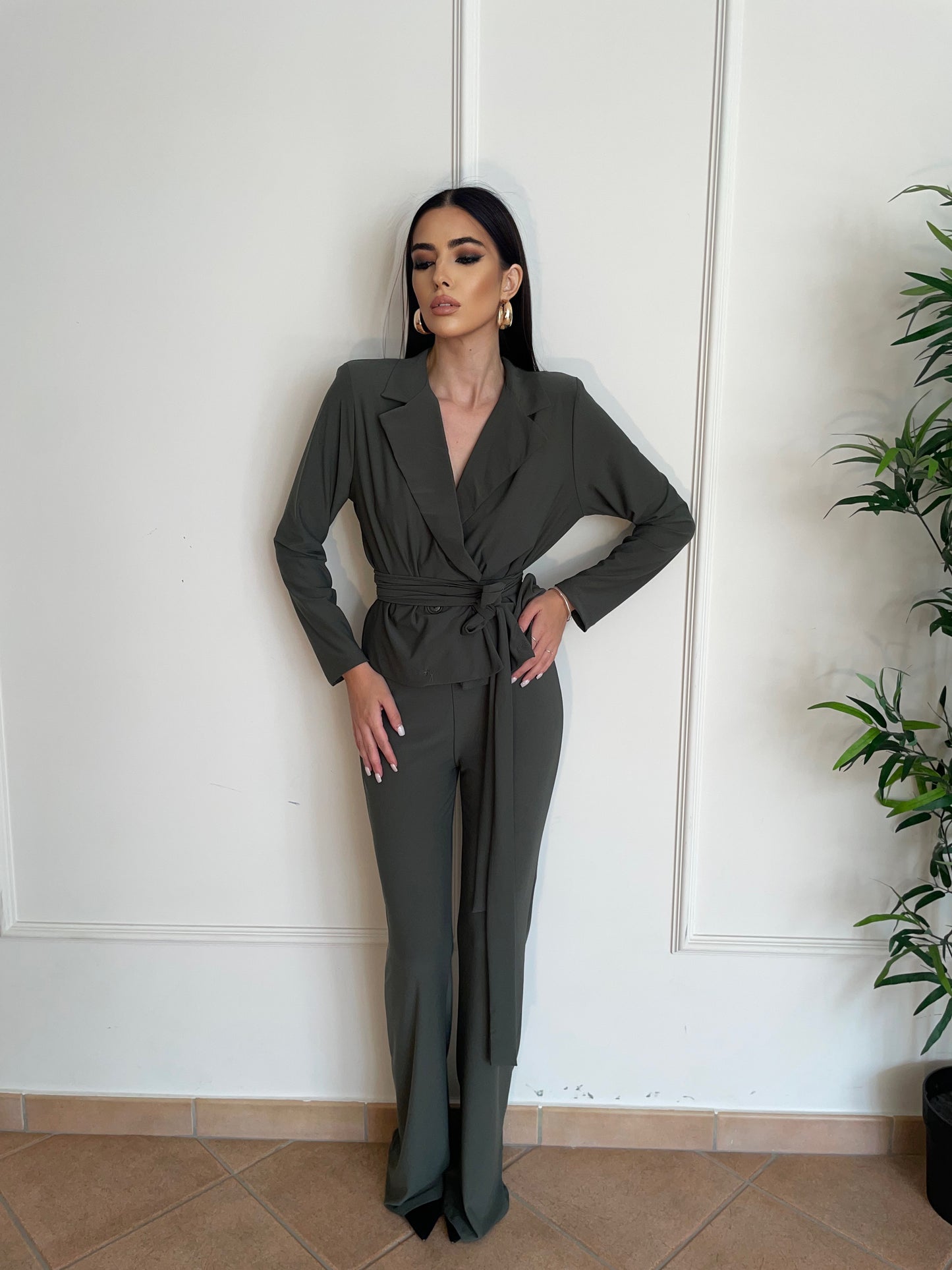 TAILLEUR AMANDA VERDE MILITARE