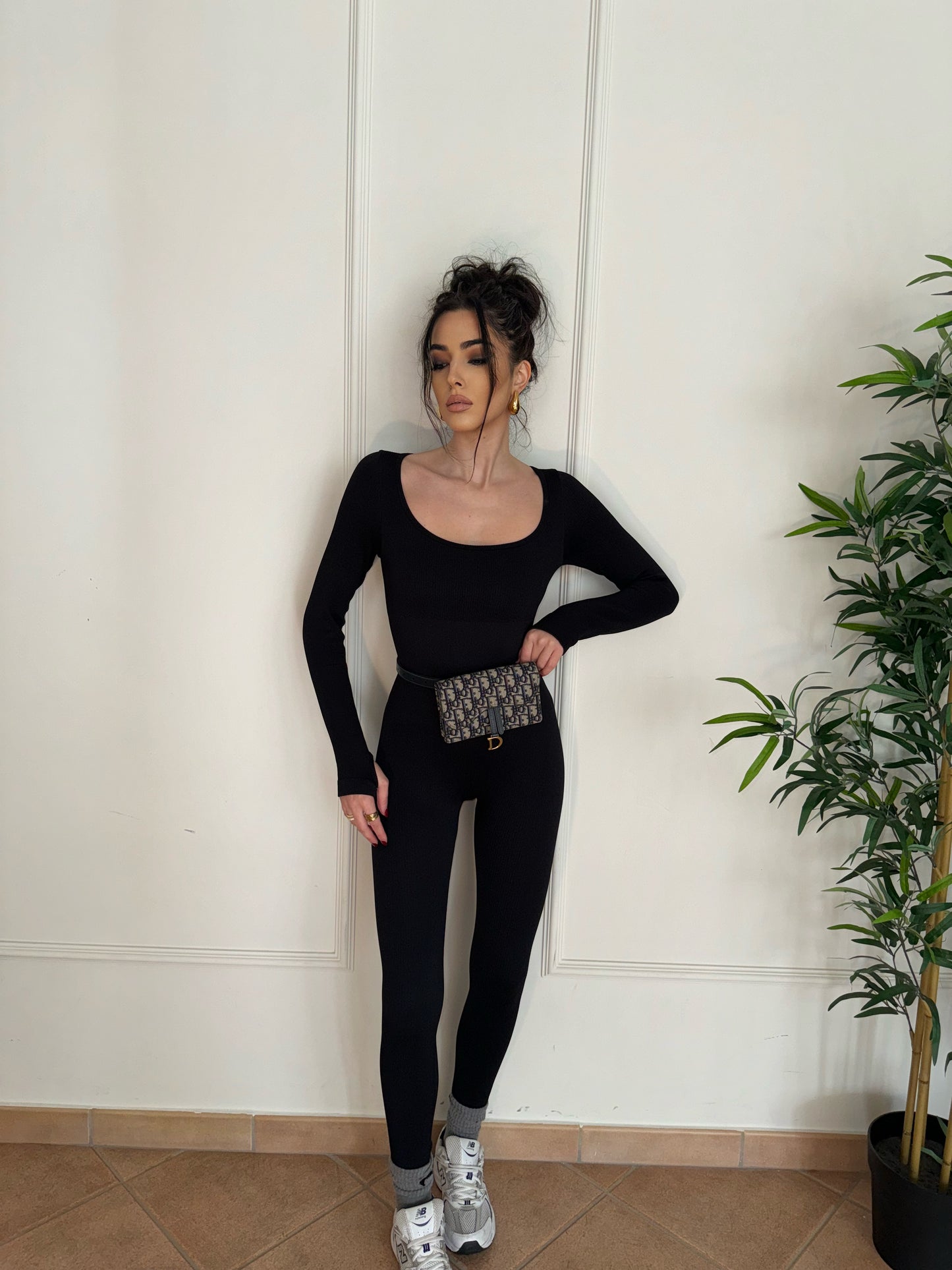 JUMPSUIT SUPER FIT BLACK