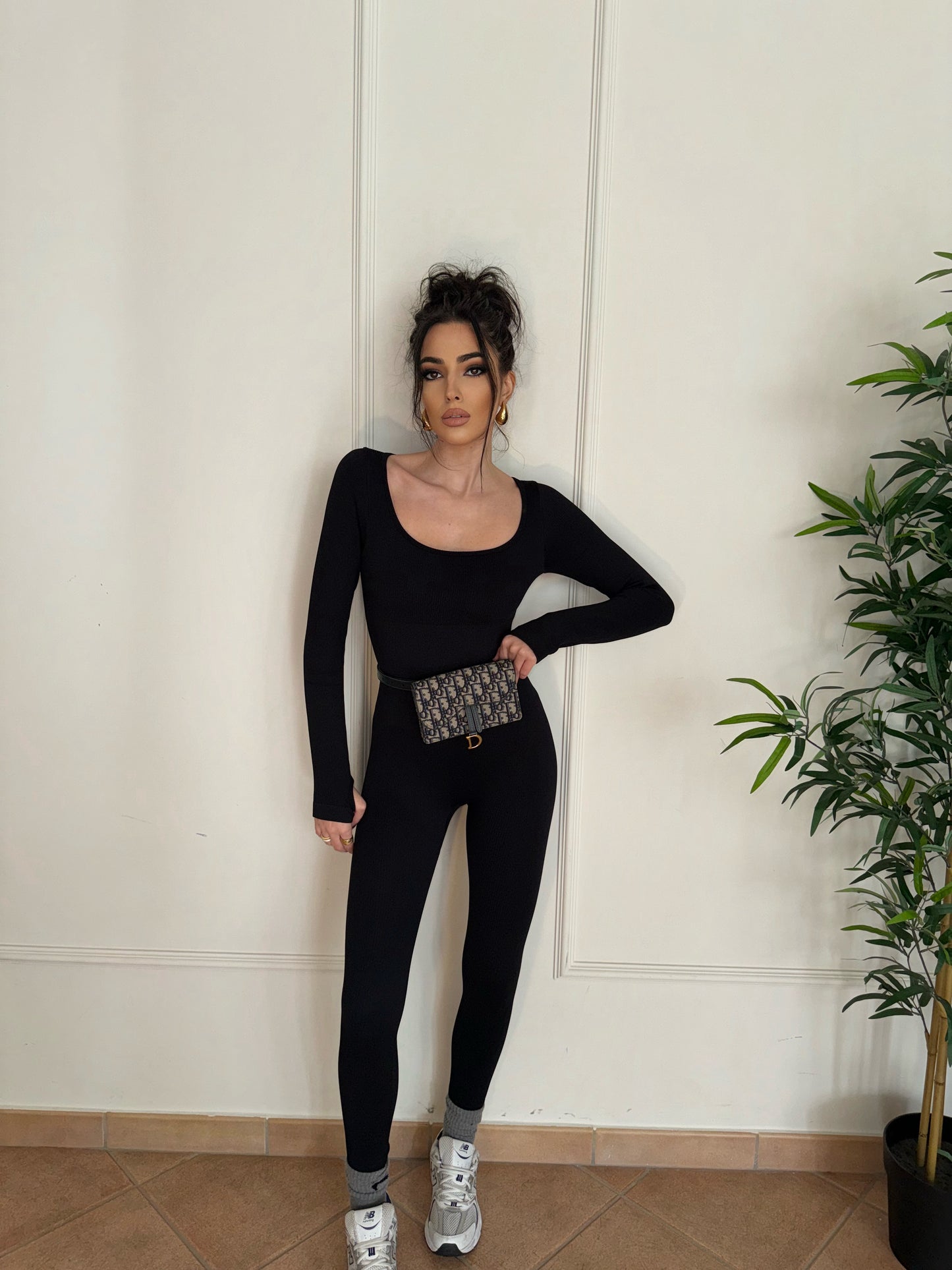 JUMPSUIT SUPER FIT BLACK