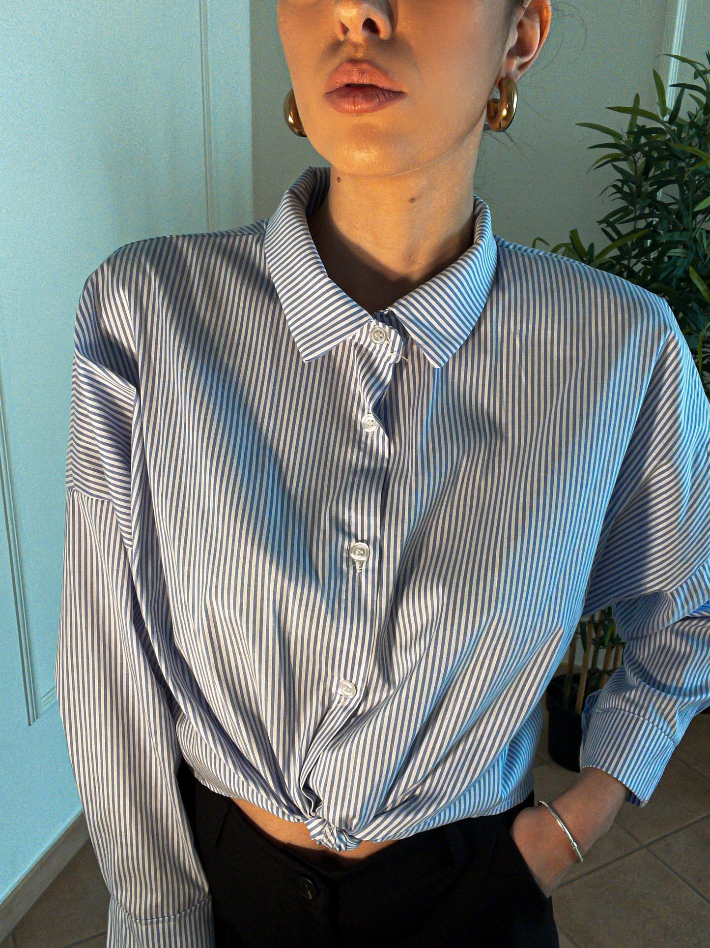 CAMICIA CON NODO